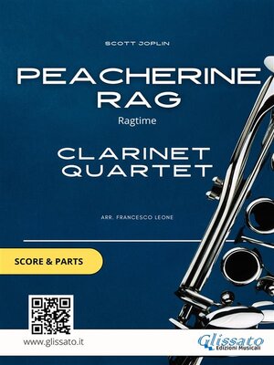 cover image of Clarinet Quartet "Peacherine Rag" score & parts